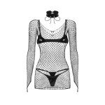 Obsessive - Sashalla 4-delige Set - Zwart