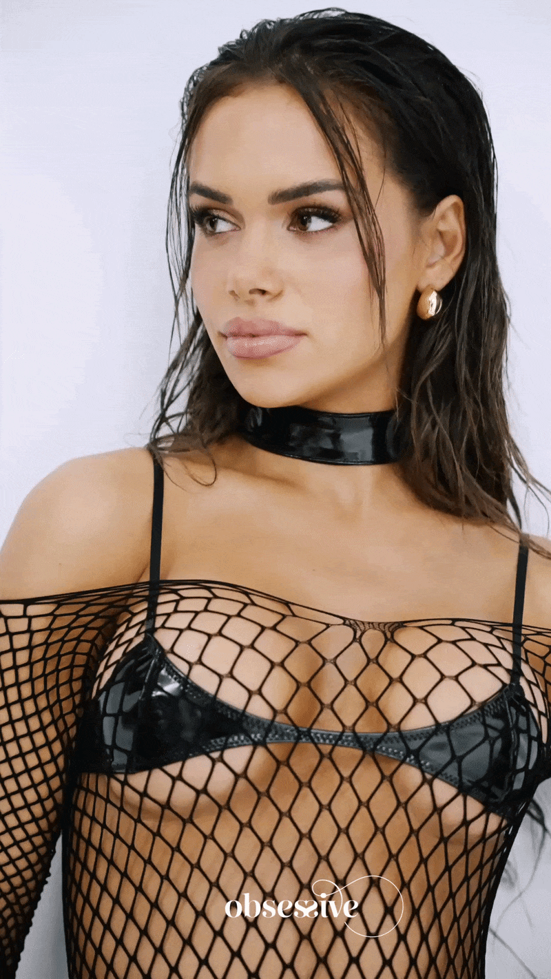 Obsessive - Sashalla 4-delige Set - Zwart