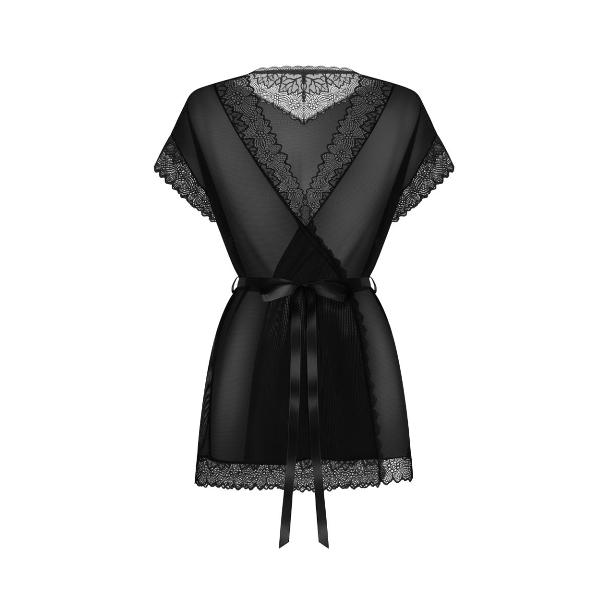 Obsessive - Deina More Peignoir - Zwart - Afbeelding 9