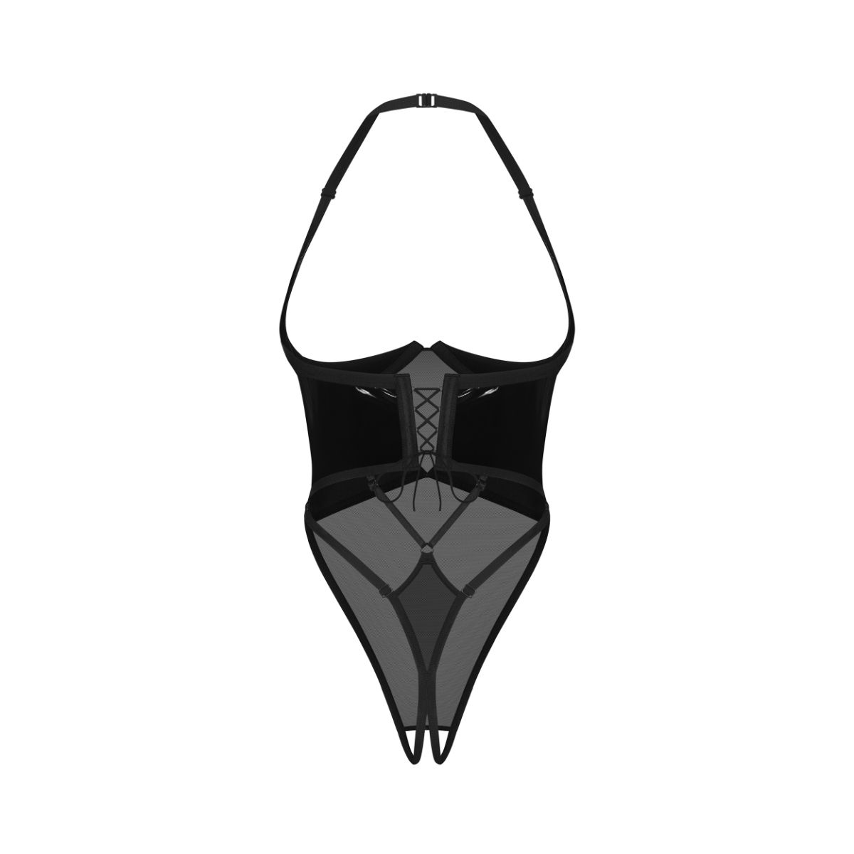 Obsessive - Rolleya Body met open kruis - Zwart foto 7