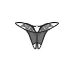 Obsessive - Zaliya String Open Kruis - Zwart