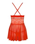 Obsessive - Babydoll Set - Rood