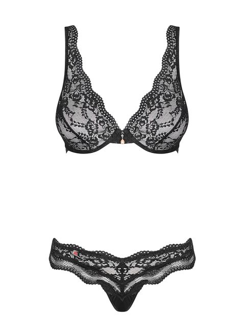 Obsessive BH & String aus Spitze Schwarz online bei AMORELIE