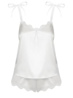 Krótka piżamka Prima Neve – Złamana biel