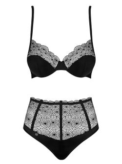 Sharlotte 2-Piece Lingerie Set - Black