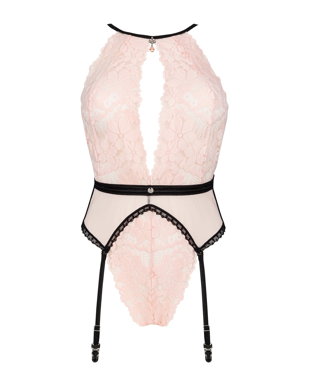 Obsessive - Lilines Jarretel Body - Roze