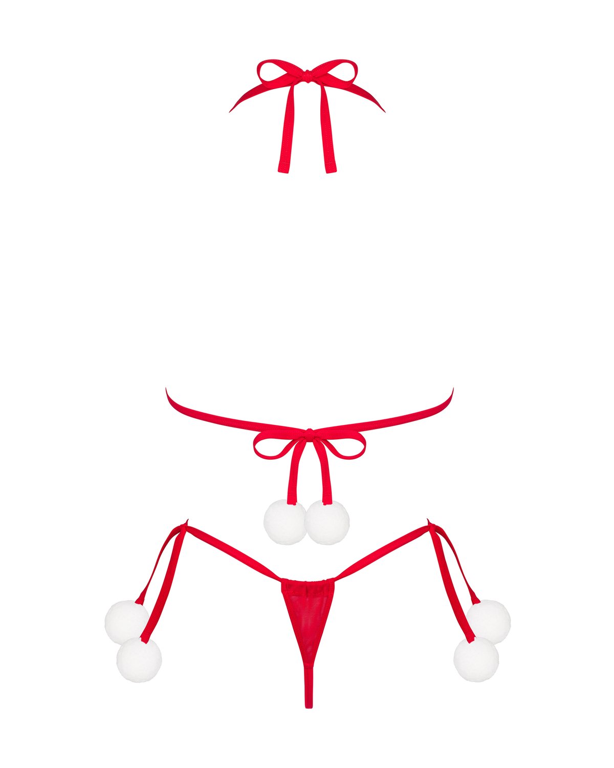 Obsessive - Bobble Girl Set - Rood