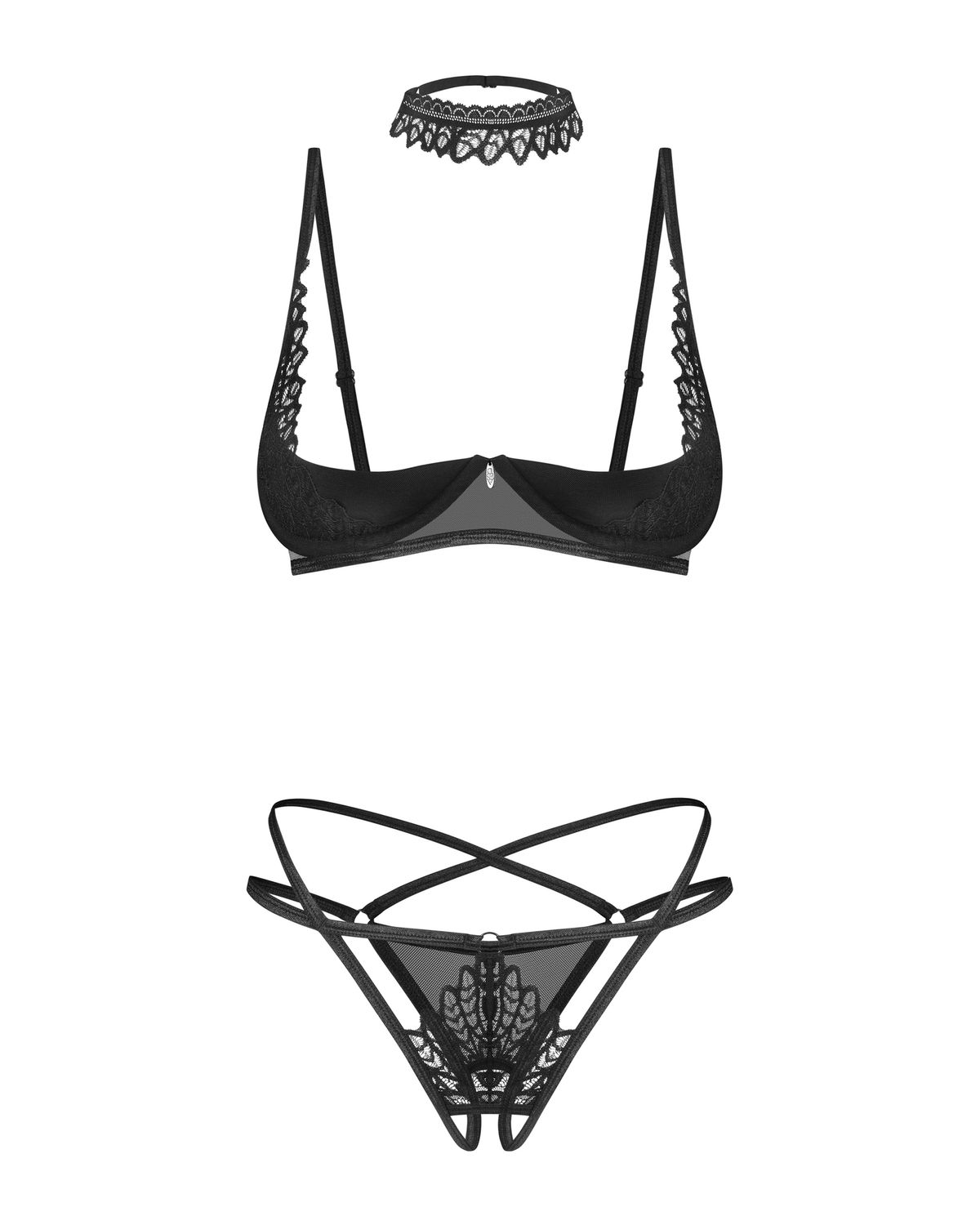 Obsessive - Donarella 3-delige Set - XS/S foto 2