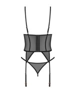 Obsessive - Freedom Euridia Korset en String - Zwart