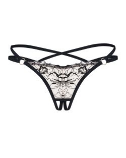 Obsessive - Vila Blanes Schrittloser String - Schwarz