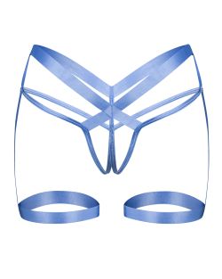 Obsessive - Freedom Shaderi Harness Thong - Blue