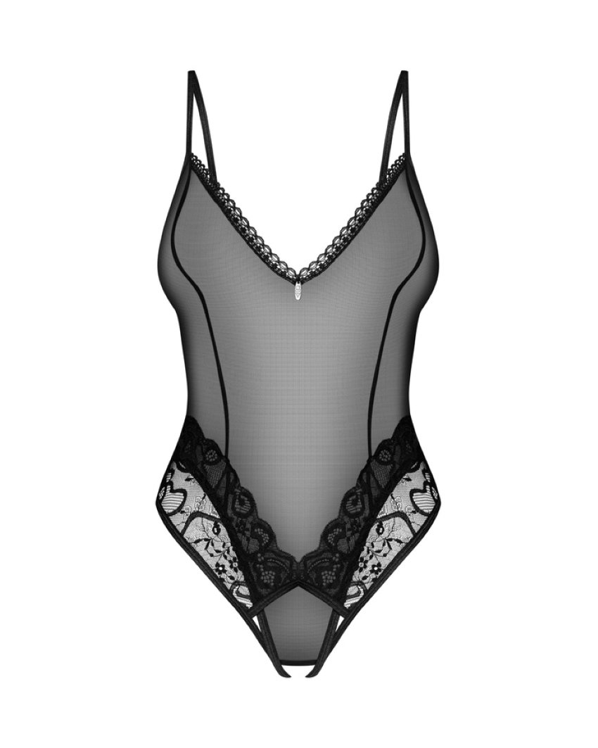 Obsessive - Blomentis Kruisloze Teddy - Zwart