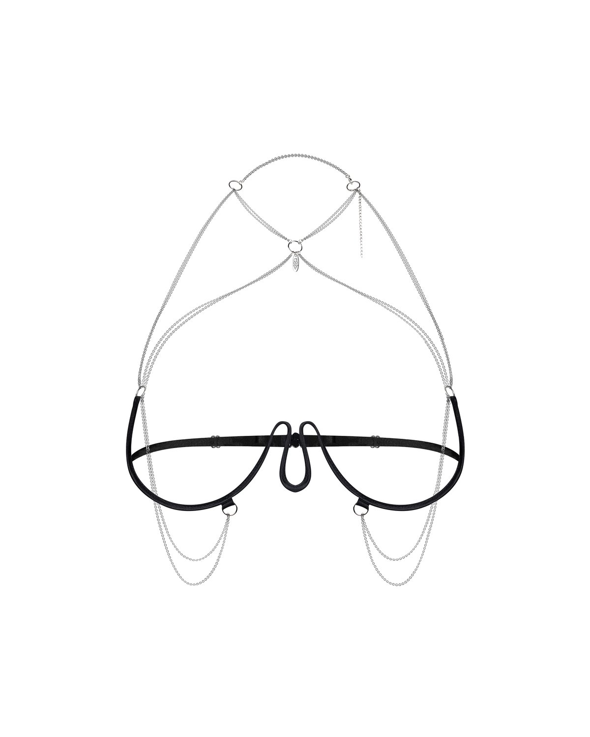Obsessive - Lustique Harnas BH - Zwart