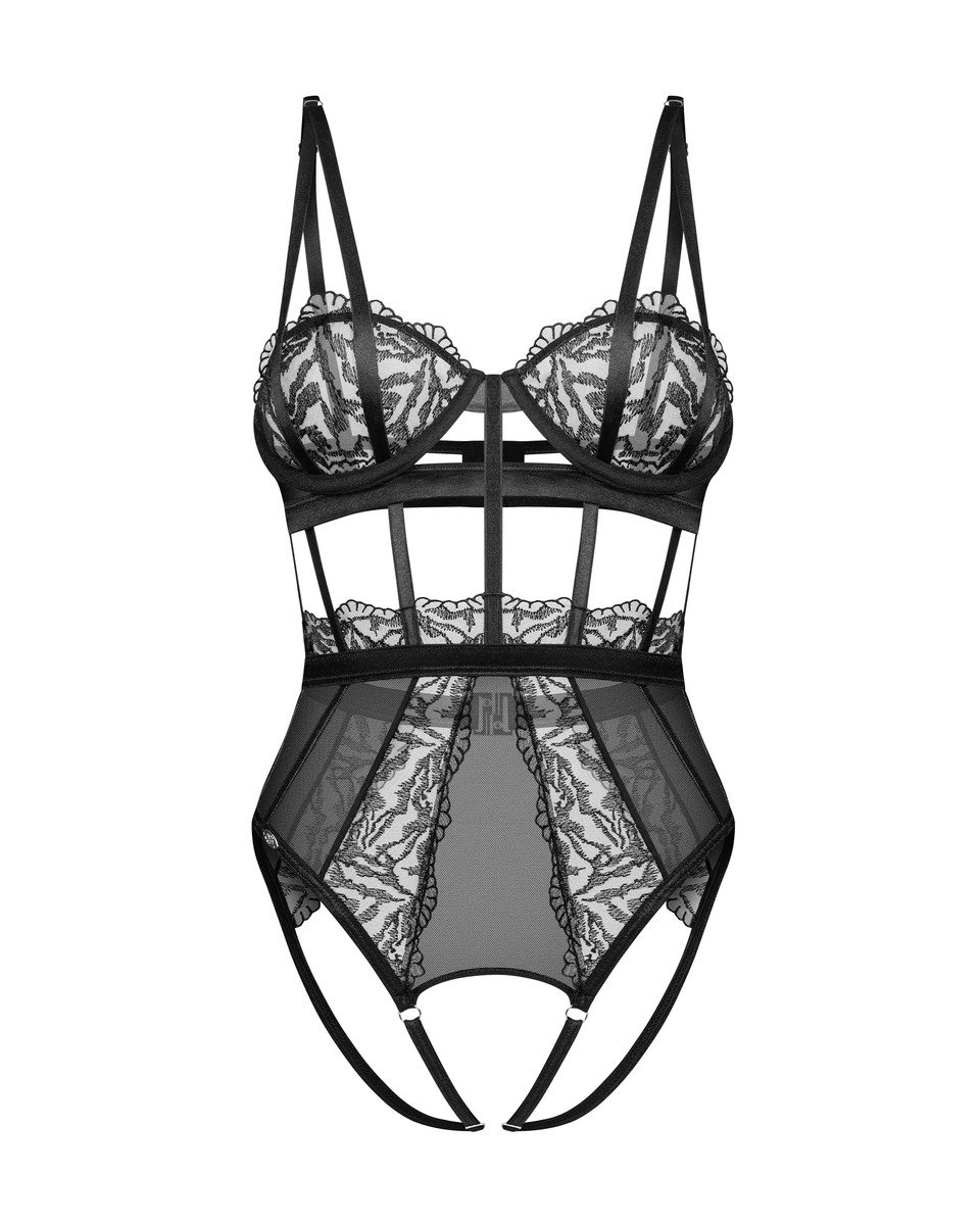 Obsessive – Bodysuit Open Crotch – Zwart