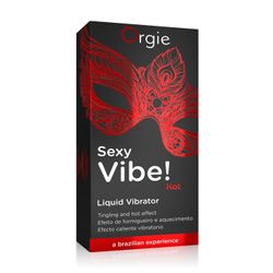 Orgie - Sexy Vibe! Hot Liquid VibratorÂ 15 ml