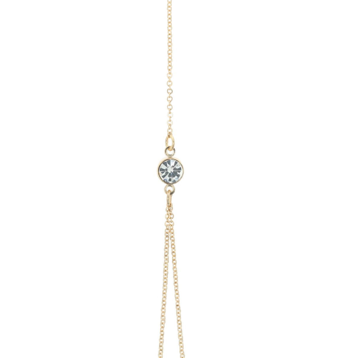 Otazu - Twin Crystal Enkelband- Transparent