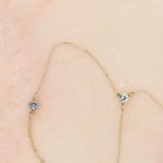 Otazu - Twin Crystal Enkelband- Transparent