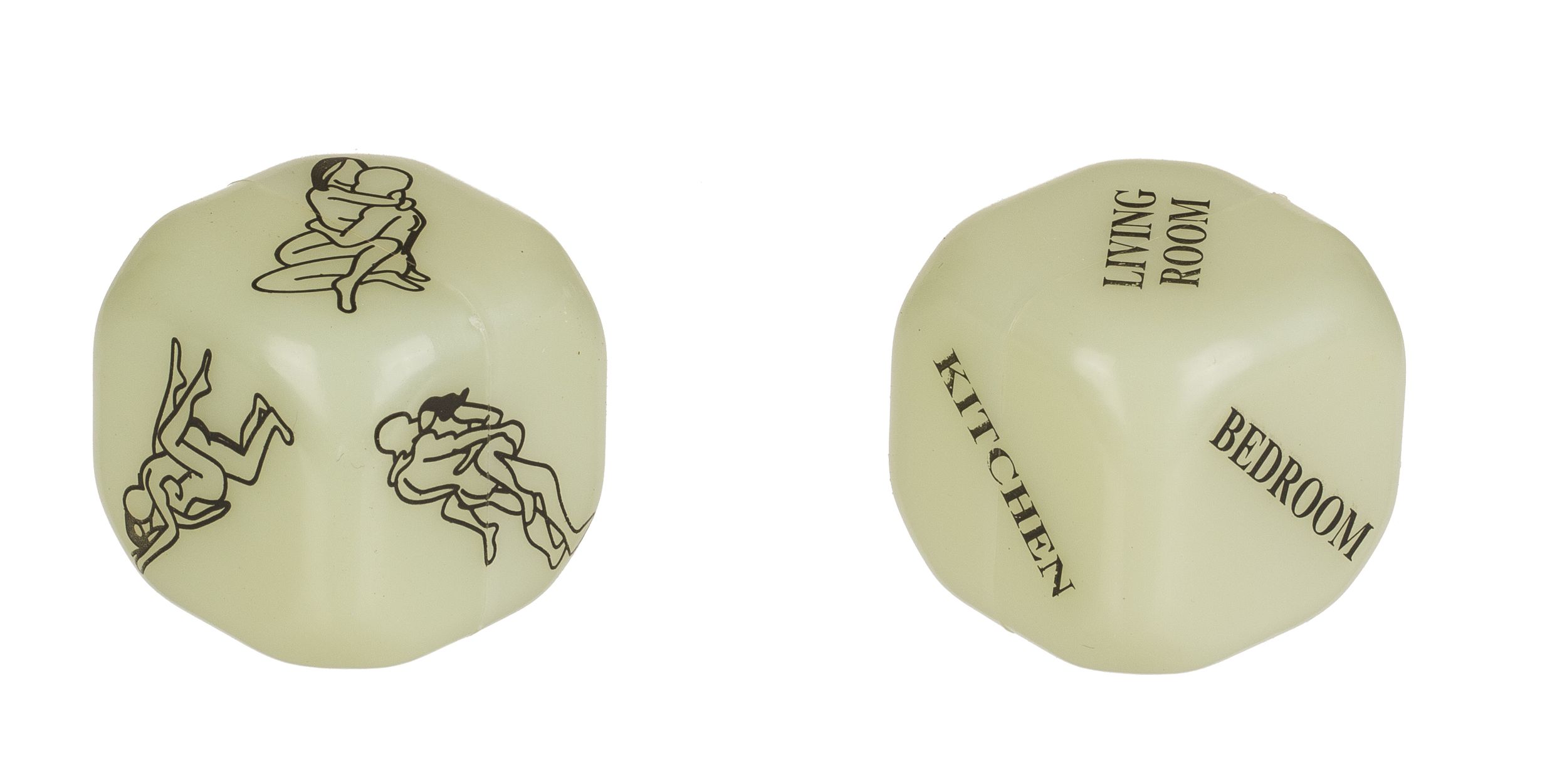 Love Dice Kamasutra Glow in the Dark Set - Engelse versie - Afbeelding 4