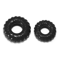 Set de anillos para pene Oxballs - Negro