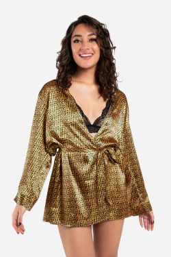 Panthra Mahsa Kimono - Leopard