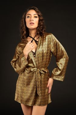 Kimono Panthra Mahsa - Leopardo