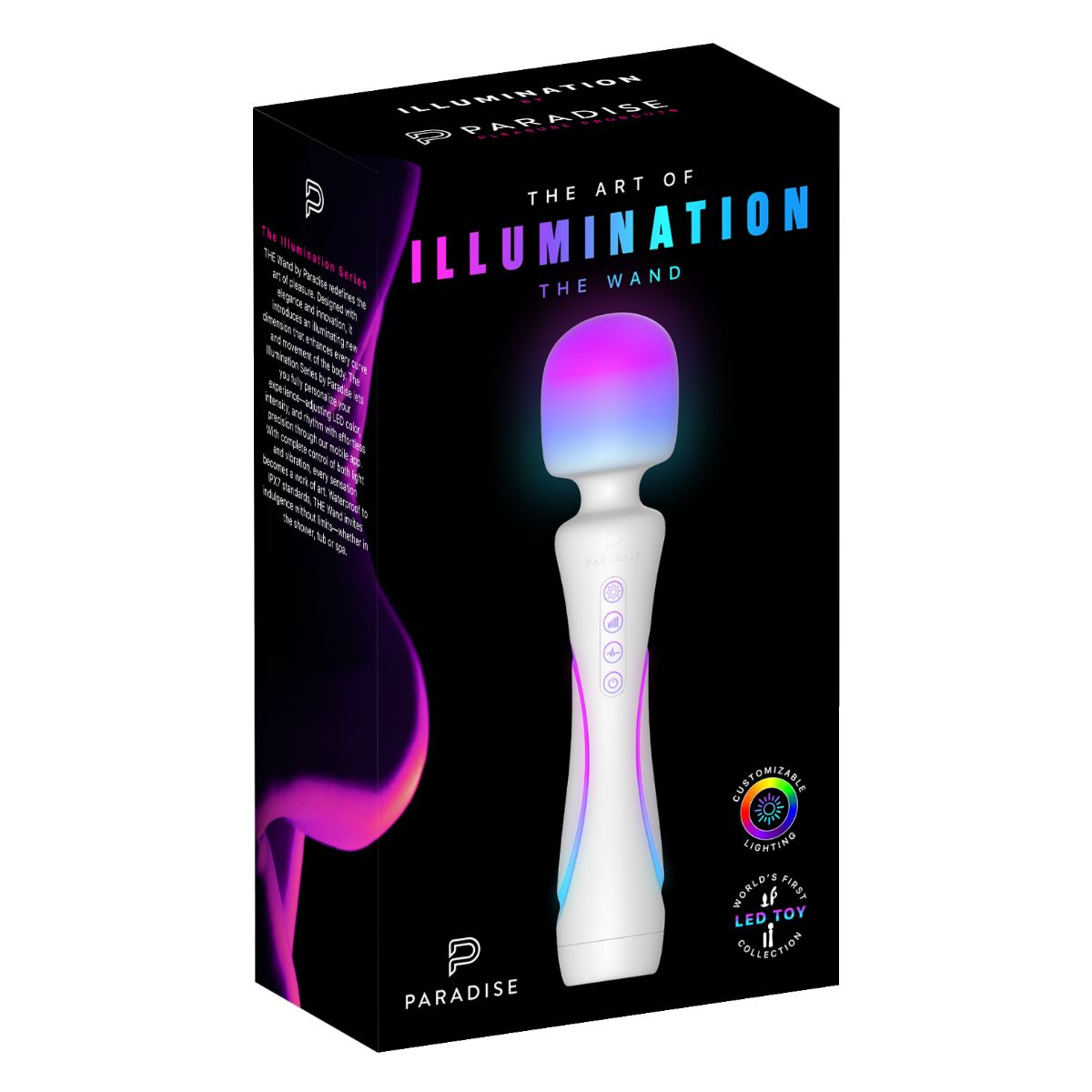 Paradise Pleasure Products - Illumination The Wand - Wit - Afbeelding 9