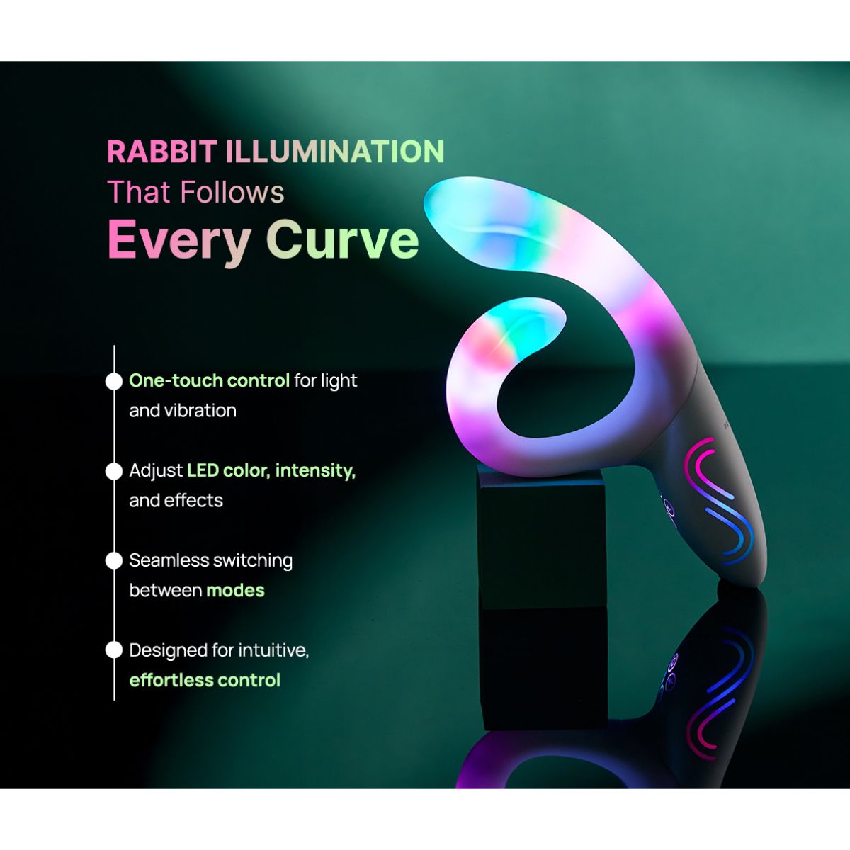 Paradise Pleasure Products - Illumination The Rabbit - Wit foto 3