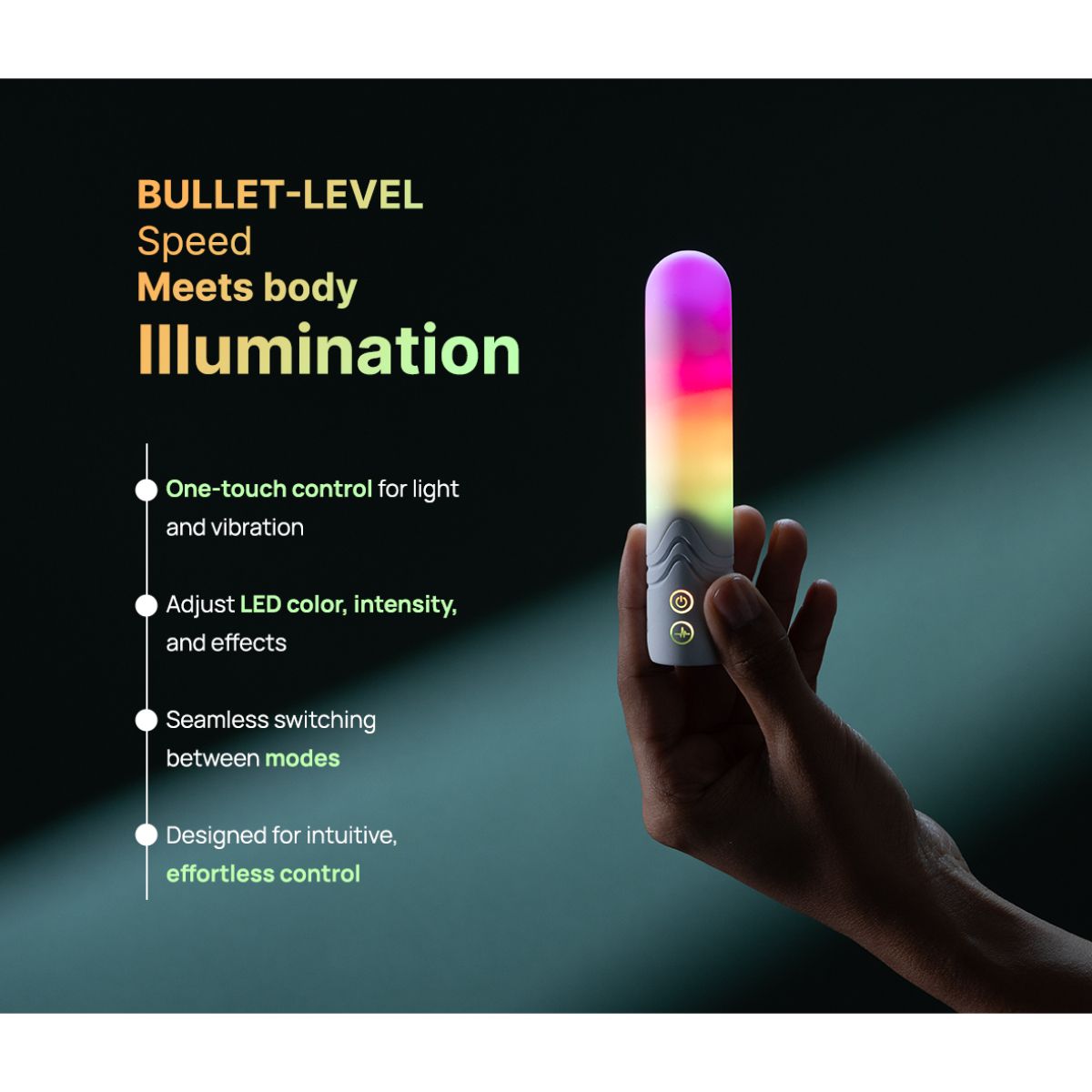 Paradise Pleasure Products - Illumination The Bullet - Wit foto 3