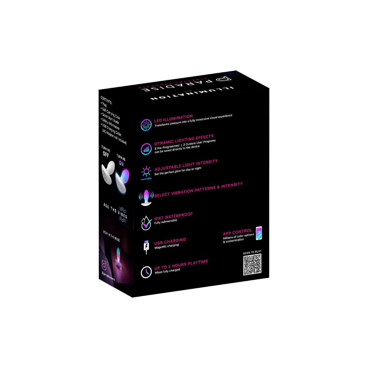 Paradise Pleasure Products - Illumination The Plug - Wit - Afbeelding 10