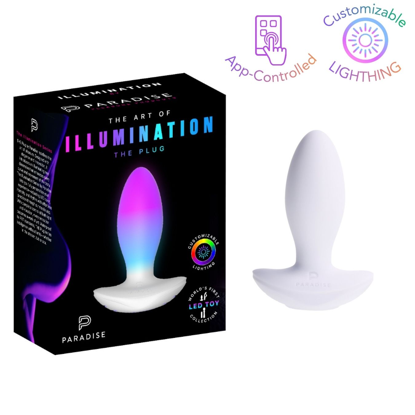 Paradise Pleasure Products - Illumination The Plug - Wit
