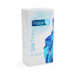 Cienkie prezerwatywy Pasante Silk — 12 sztuk