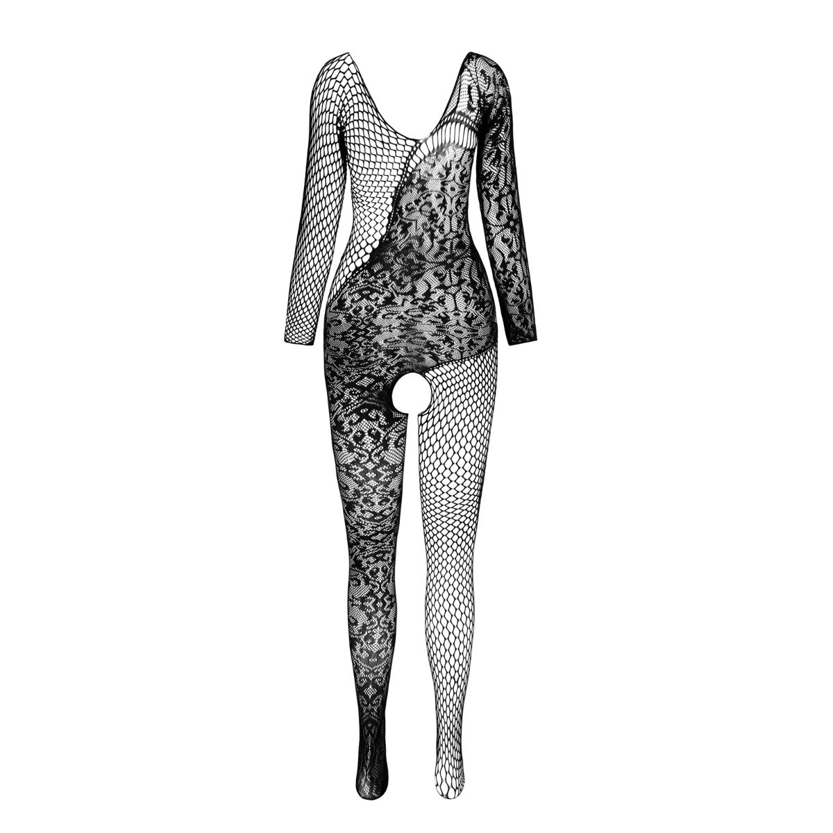 Passion - BS107 Bodystocking - Zwart - Afbeelding 5