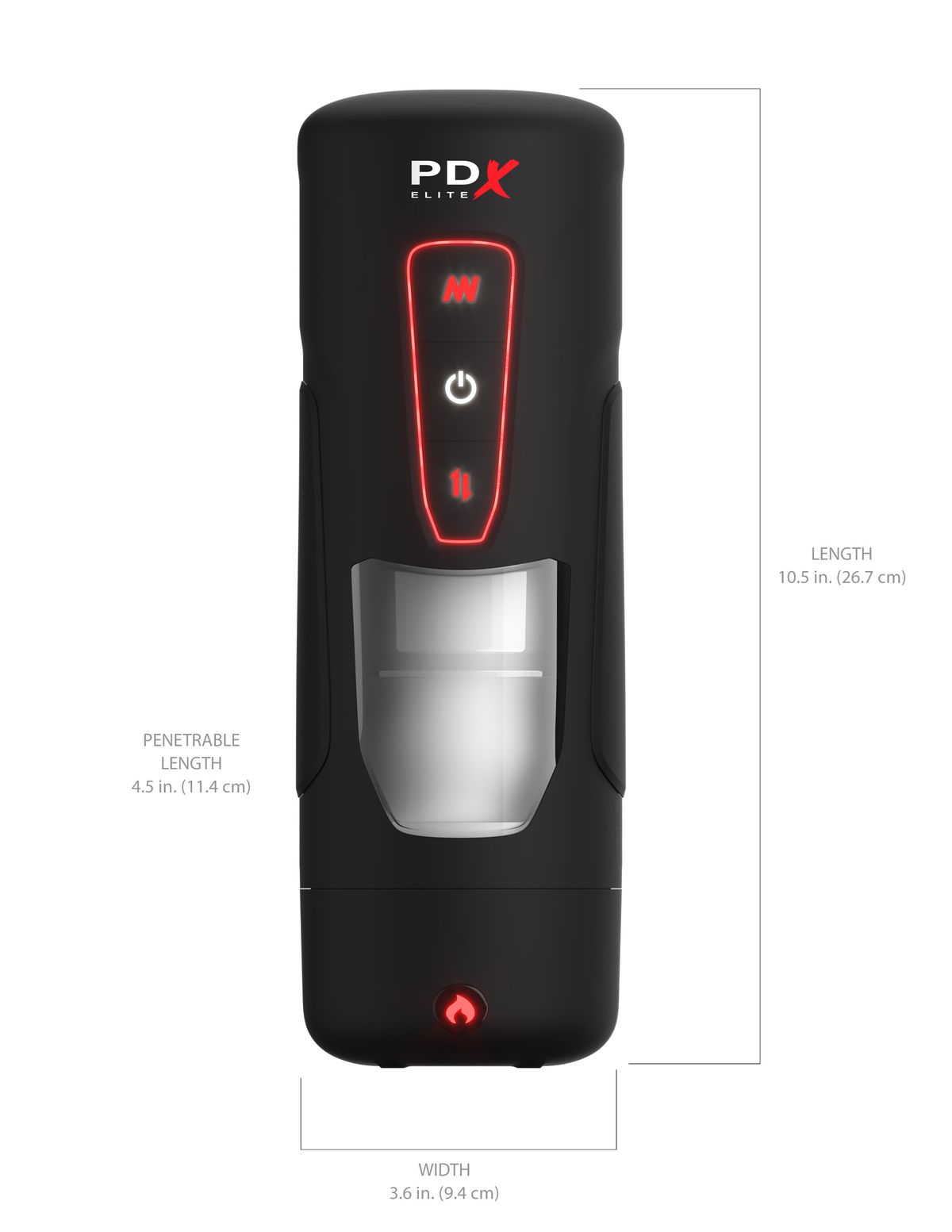PDX Elite - Milk Me Hotter Verwarmende Automatische Masturbator foto 9