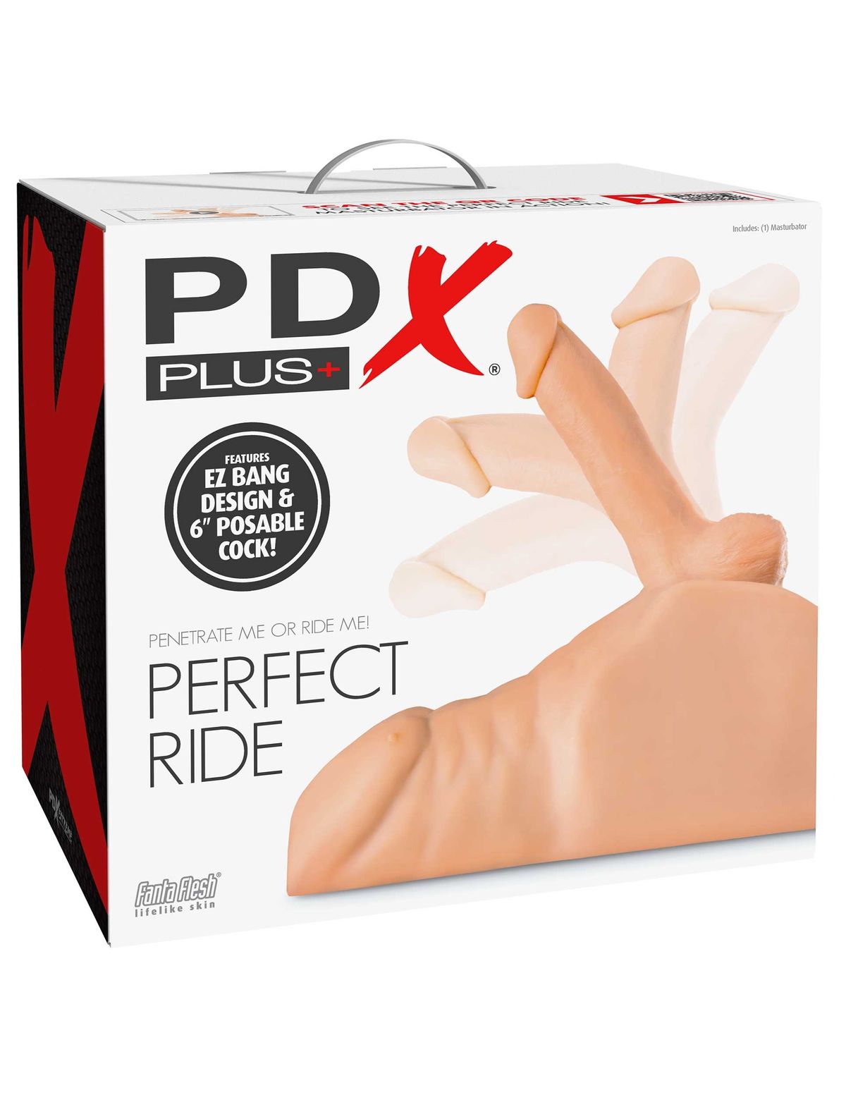 PDX Plus - Perfect Ride Realistische Sekspop Met Verstelbare Dildo - 15 cm foto 6