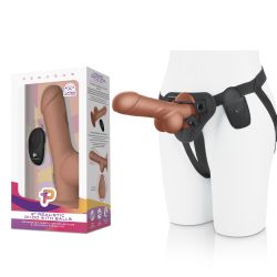 Pegasus - 8? Remote Control Realistic Silicone Dildo with Balls and Harness