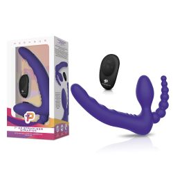 Pegasus - 7? Remote Control Strapless D.P. Silicone Strap on