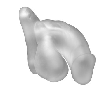 Buck Angel Fun Boy Hohler Umschnalldildo/Packer Penis - gro - transparent  - EasyToys