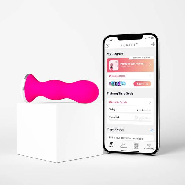 Perifit Care Original Kegel Exerciser / Connected Pelvic Floor Trainer - Pink