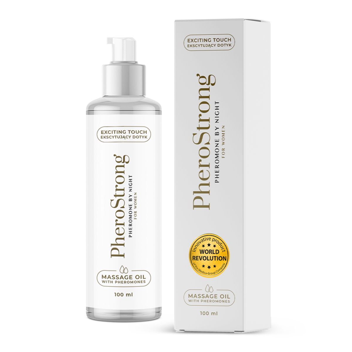 PheroStrong - By Night Women Massageolie - 100 ml