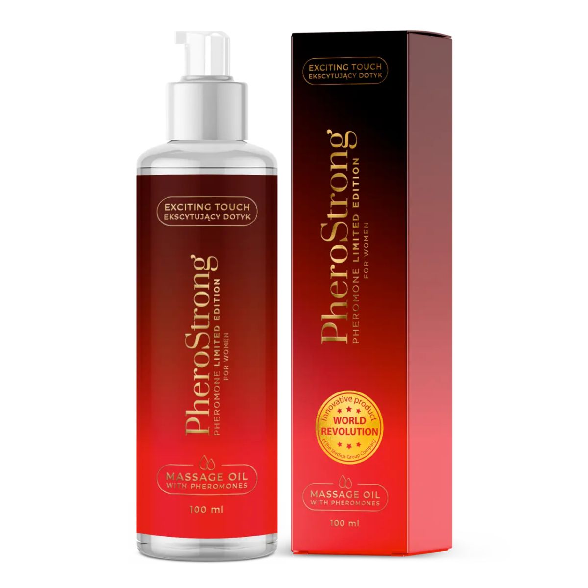 PheroStrong - Limited Edition Women Massageolie - 100 ml