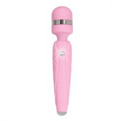 PILLOW TALK Stimulateur massant Cheeky Wand Wibe With Crystal 