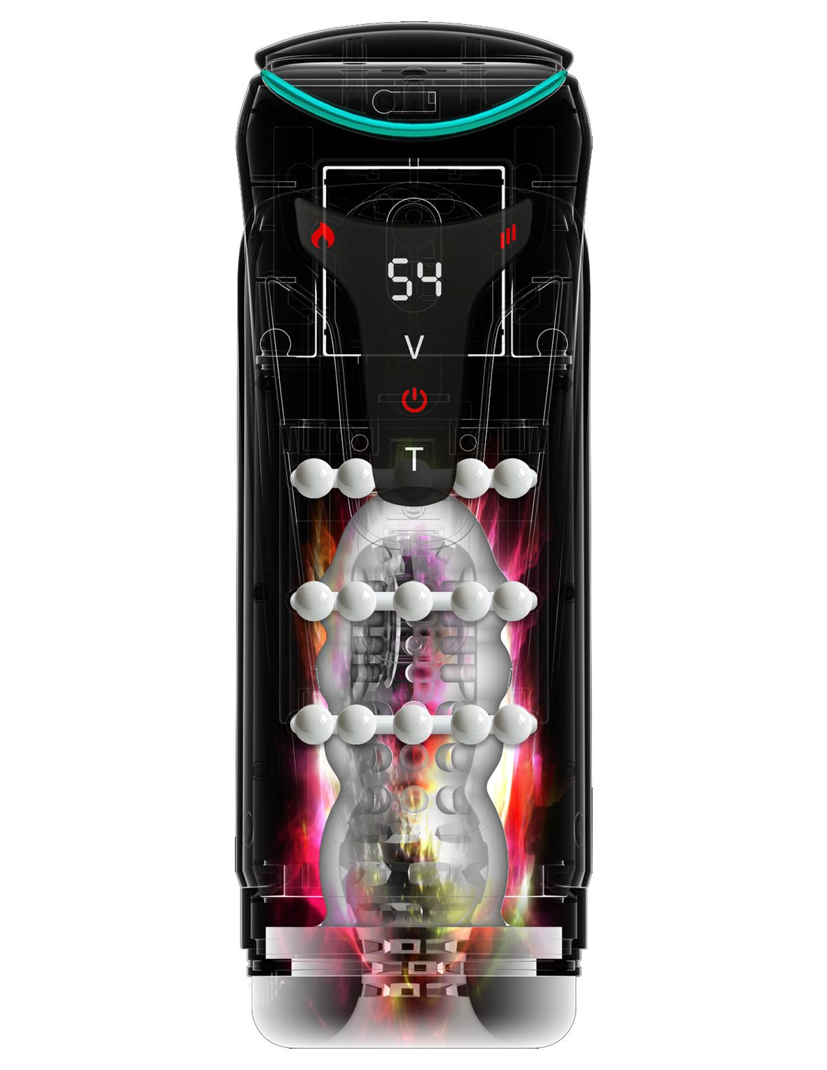 PDX Elite - Moto-Bator Pro Masturbator - Zwart