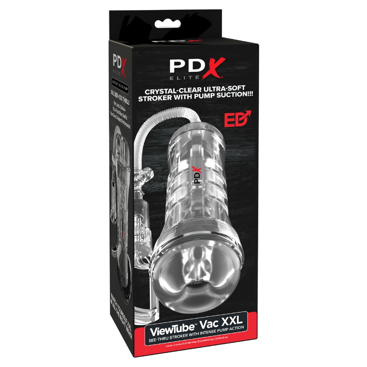 PDX Elite - ViewTube Vac XXL Pump - Transparant foto 2