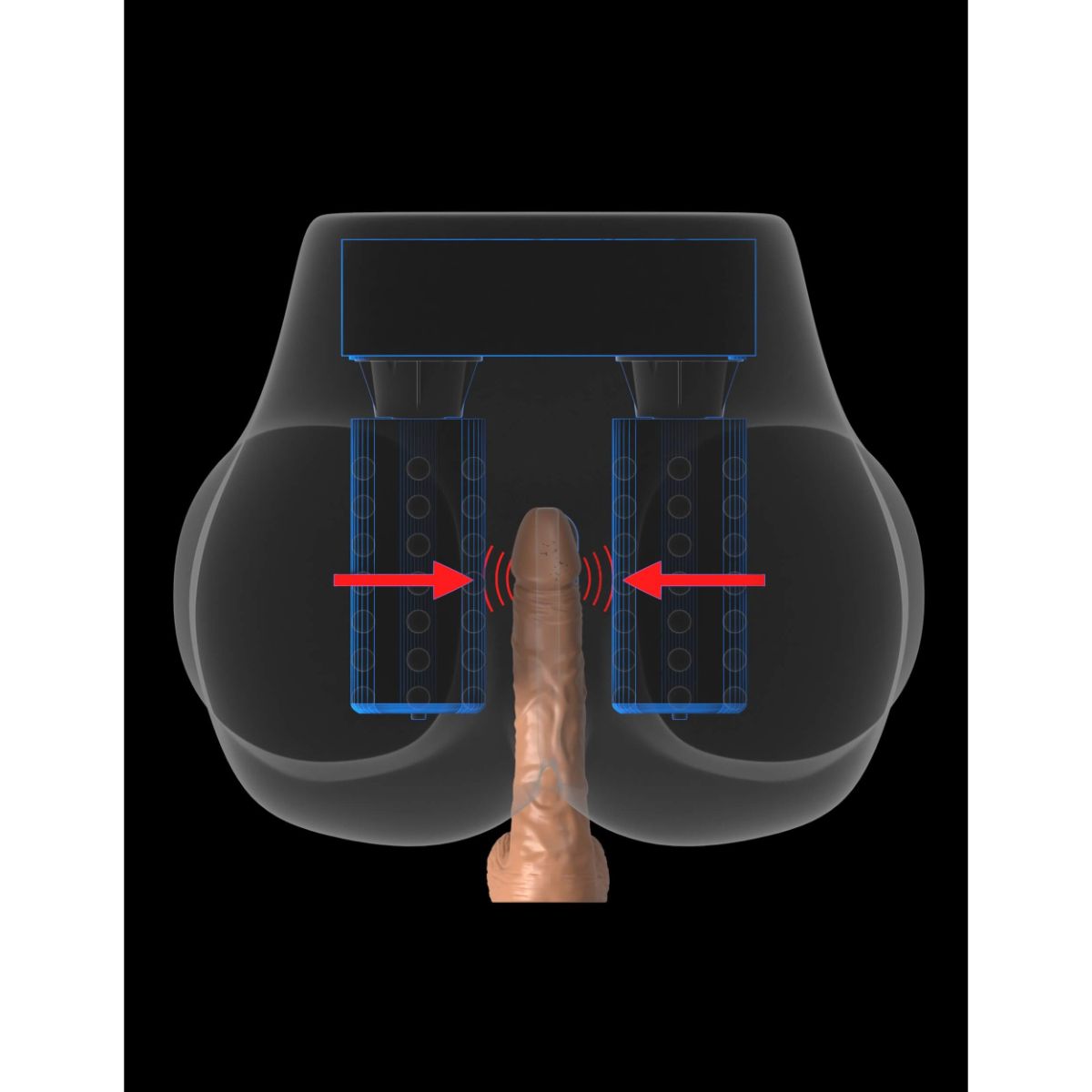 PDX Elite - Milk Me Silly Masturbator - Dual Motor - Afbeelding 4