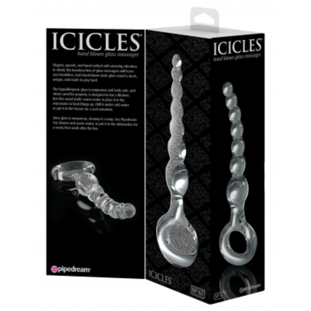 Icicles - Glazen Buttplug No. 67 foto 3