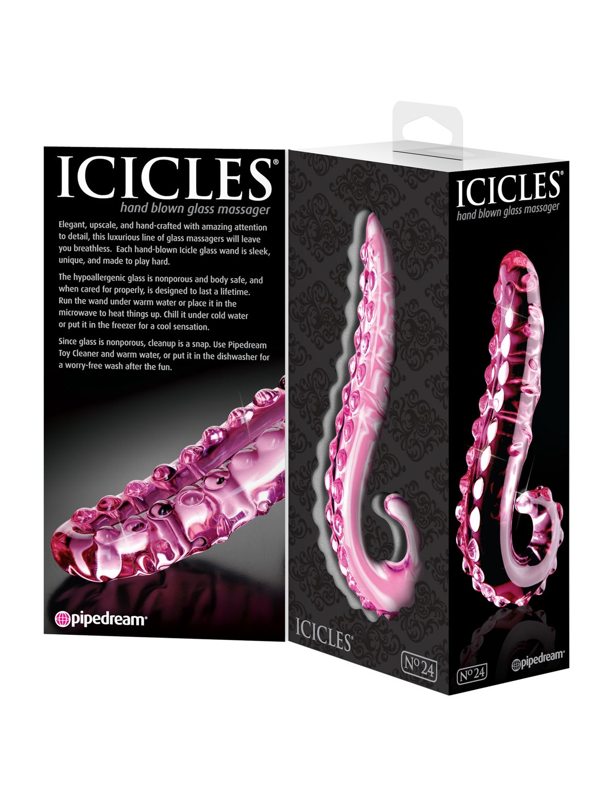 Icicles - Glazen Dildo No. 24 - 15cm foto 6