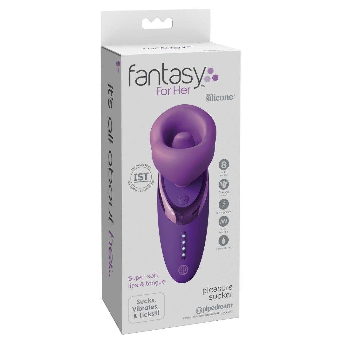 Fantasy For Her - Pleasure Sucker Stimulator - Paars - Afbeelding 5