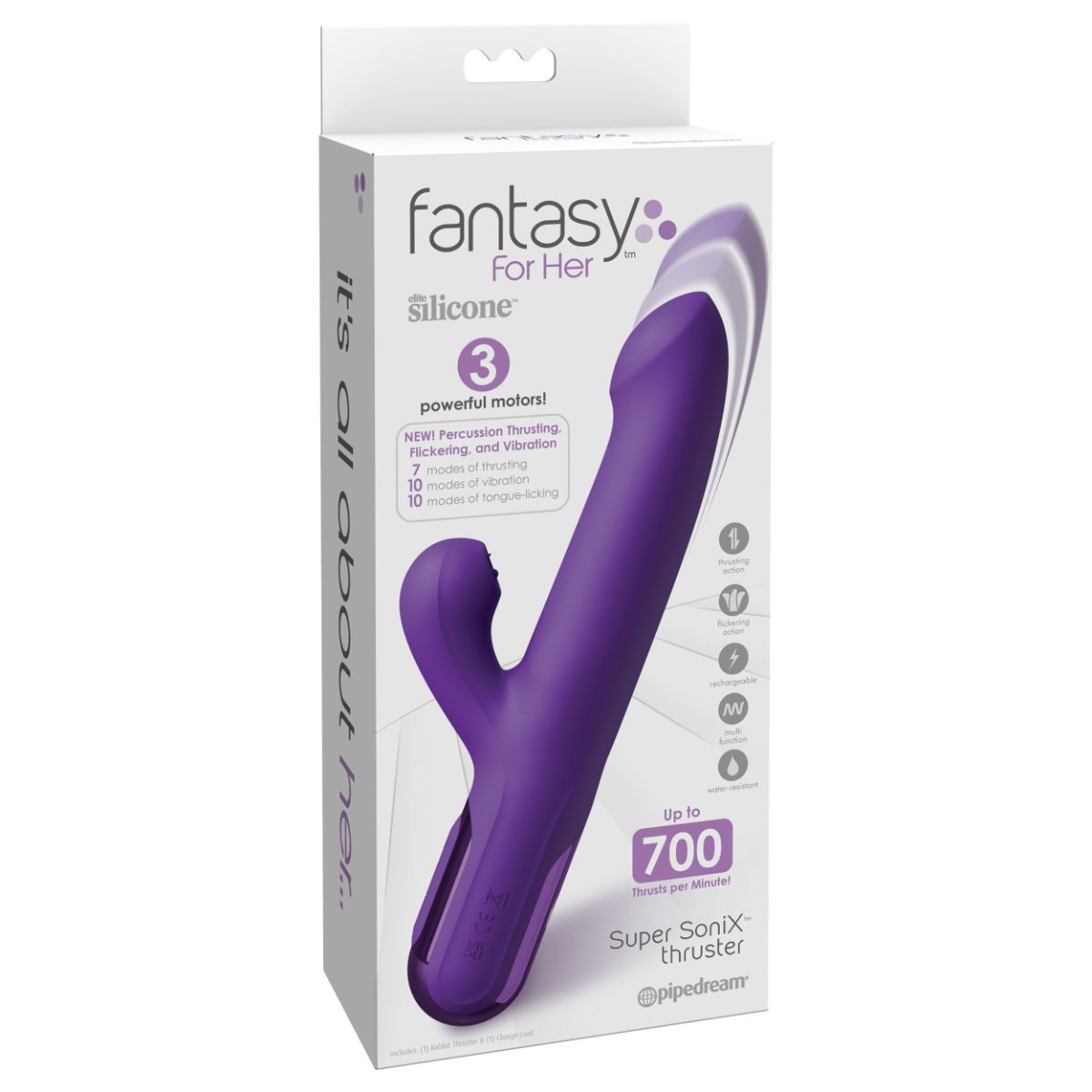 Fantasy For Her - Super Sonix Thruster - Paars - Afbeelding 7