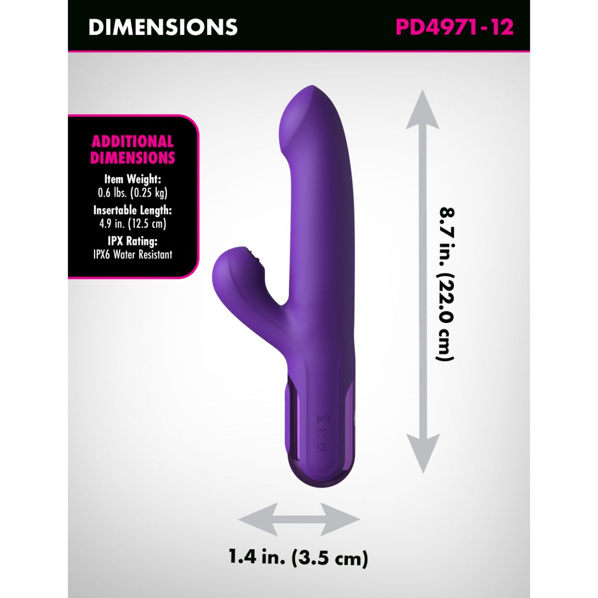 Fantasy For Her - Super Sonix Thruster - Paars - Afbeelding 8