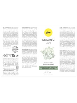 Pjur - ORGANIC Care Intieme Creme - 50ml